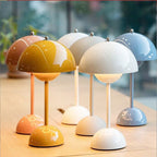 Mushroom Shaped Table Lamp with Dome Shade