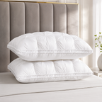 Soft Bed Pillow with Quilted Design for Sleeping