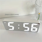 LED Digital Alarm Clock with Large Display and Adjustable Brightness