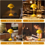 Mushroom Shaped Table Lamp with Dome Shade