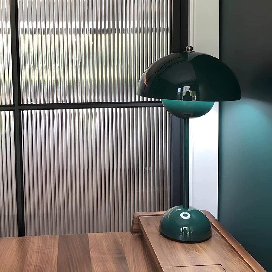 Mushroom Shaped Table Lamp with Dome Shade