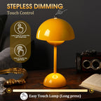 Mushroom Shaped Table Lamp with Dome Shade