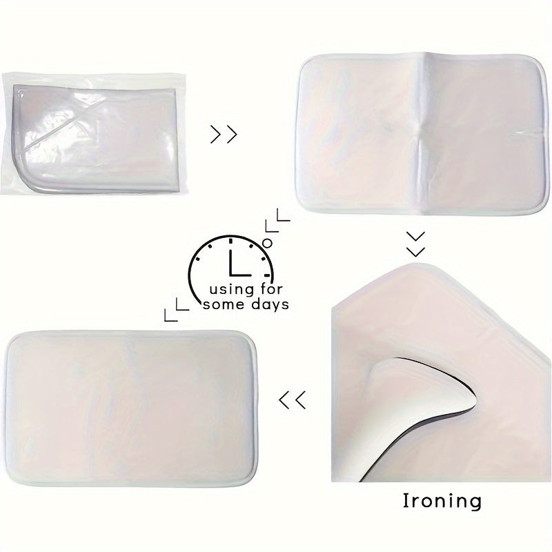 Oval Anti-Slip Bathroom Mat Set with Pebble Texture