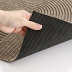 Rectangular Entrance Door Mat with Raised Circular Pattern