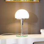 Glass Globe Table Lamp with Metal Base
