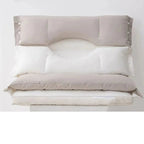 Adjustable Neck Support Pillow with Layered Cushion for Sleeping