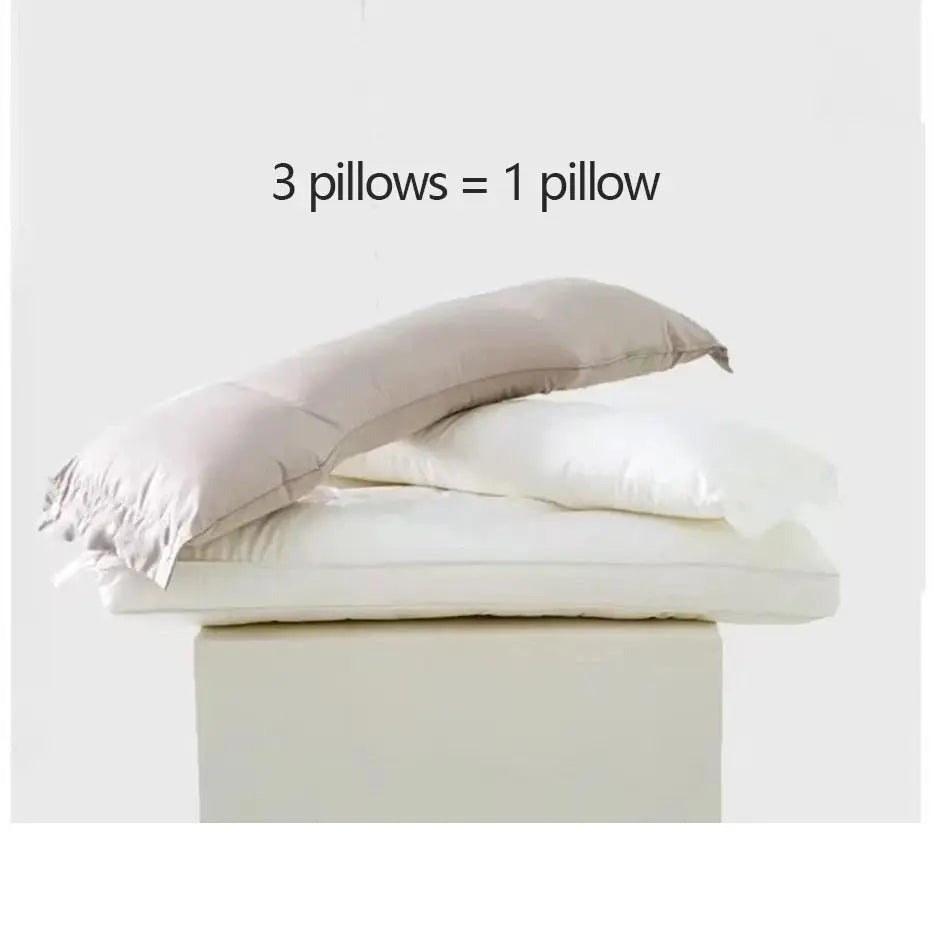 Adjustable Neck Support Pillow with Layered Cushion for Sleeping