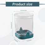 Manual Fruit Slicer with Collection Container and Interchangeable Blades