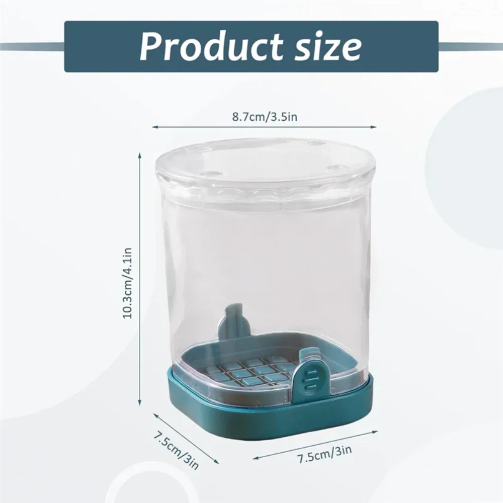 Manual Fruit Slicer with Collection Container and Interchangeable Blades