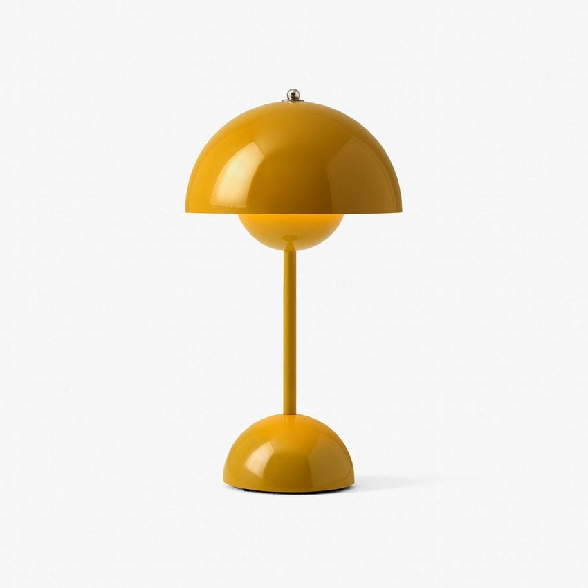 Mushroom Shaped Table Lamp with Dome Shade