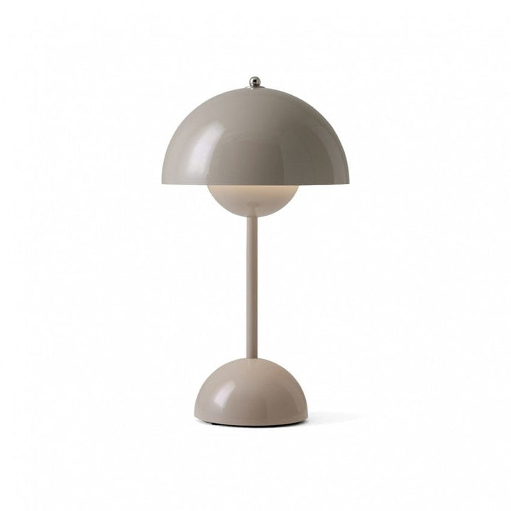 Mushroom Shaped Table Lamp with Dome Shade