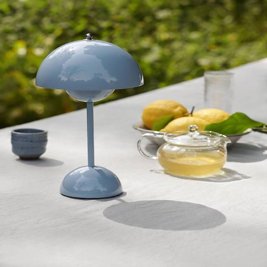 Mushroom Shaped Table Lamp with Dome Shade