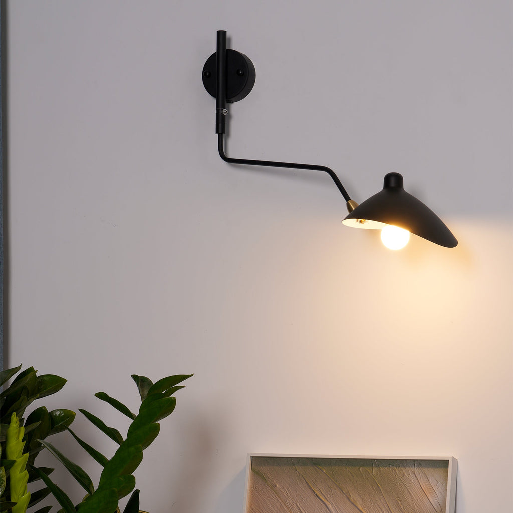Adjustable Wall Light for Focused Task and Ambient Lighting