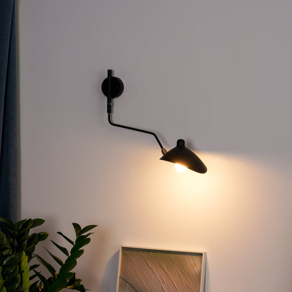 Adjustable Wall Light for Focused Task and Ambient Lighting