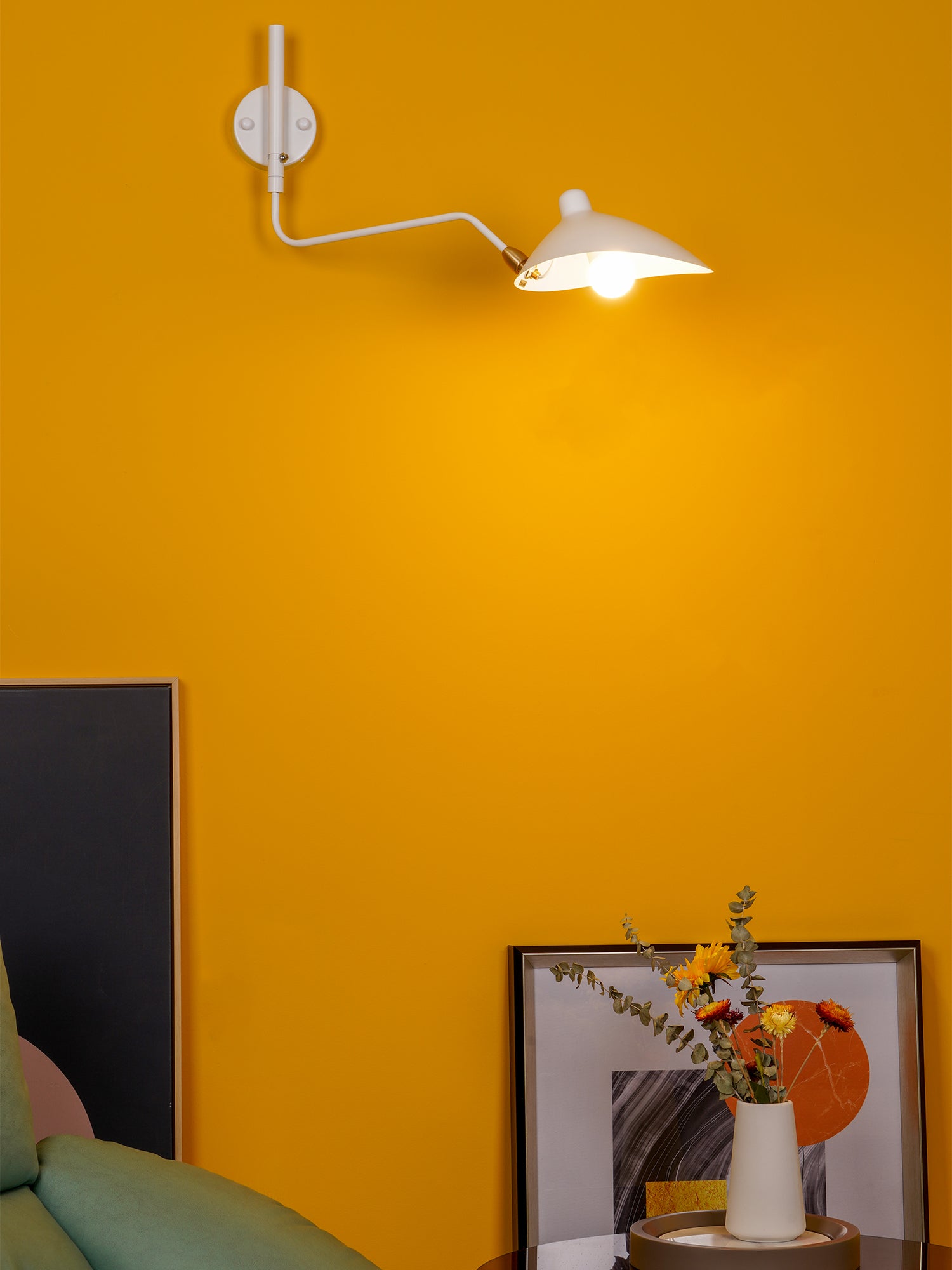 Adjustable Wall Light for Focused Task and Ambient Lighting
