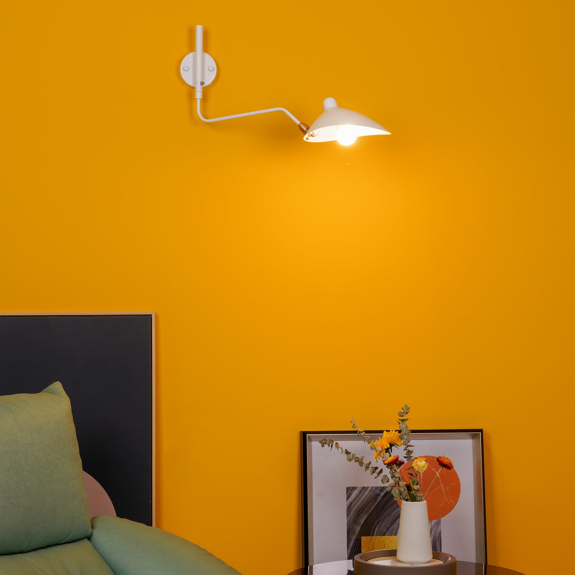 Adjustable Wall Light for Focused Task and Ambient Lighting