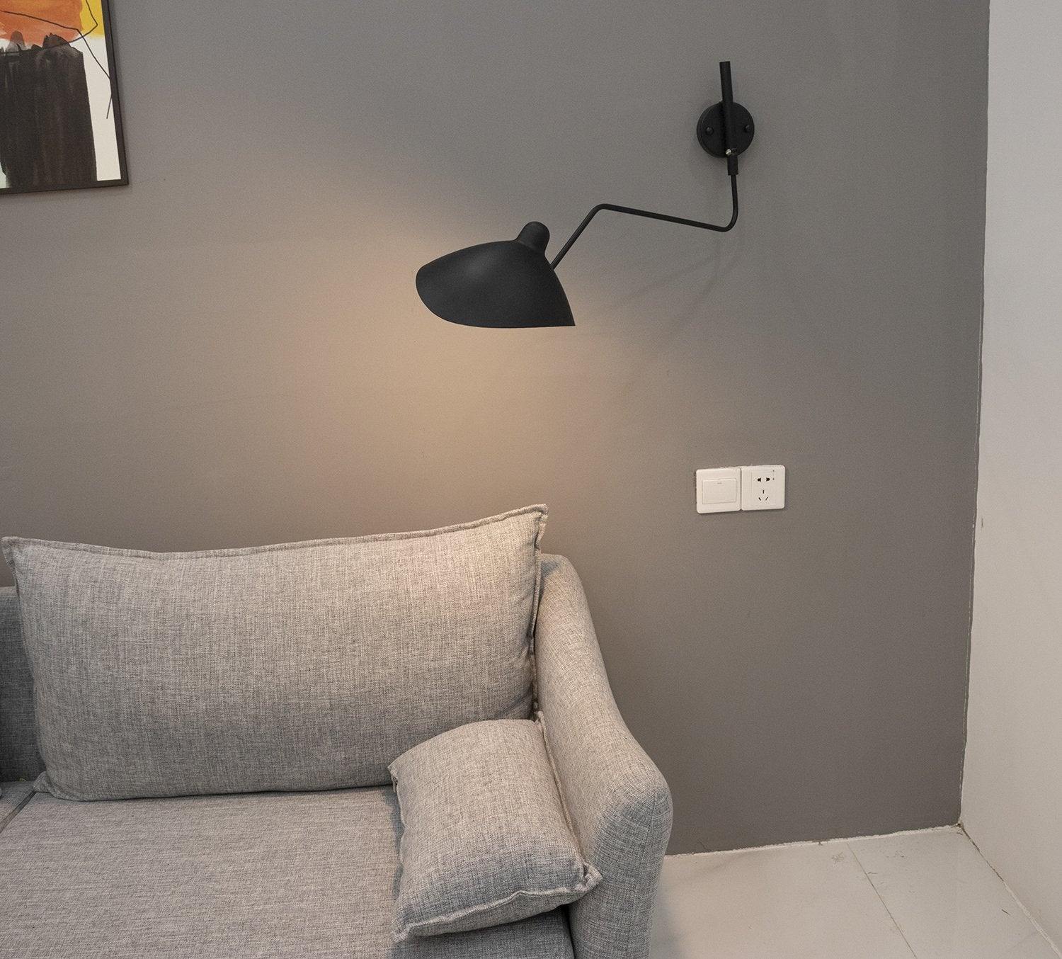 Adjustable Wall Light for Focused Task and Ambient Lighting