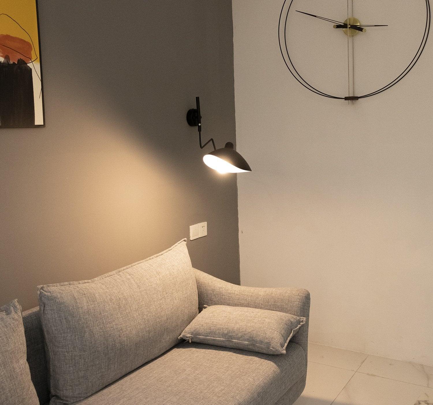 Adjustable Wall Light for Focused Task and Ambient Lighting