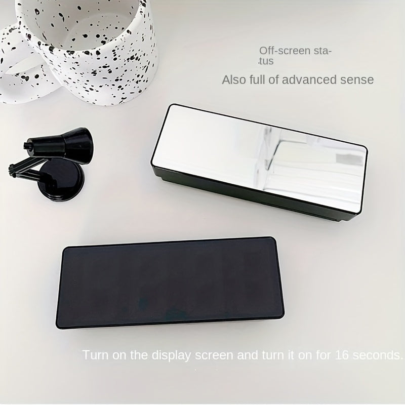 LED Digital Alarm Clock with Large Display and Adjustable Brightness