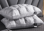 Soft Bed Pillow with Quilted Design for Sleeping