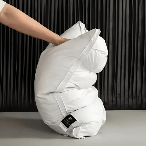 Soft Bed Pillow with Quilted Design for Sleeping