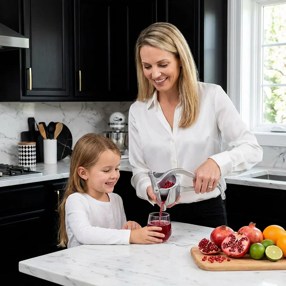Manual Citrus Juicer with Lever Press for Fruits