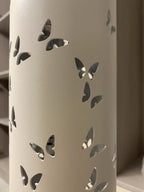 Column Floor Lamp with Cut Out Design for Ambient Lighting
