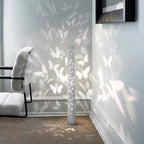 Column Floor Lamp with Cut Out Design for Ambient Lighting