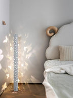 Column Floor Lamp with Cut Out Design for Ambient Lighting