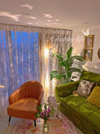 Column Floor Lamp with Cut Out Design for Ambient Lighting