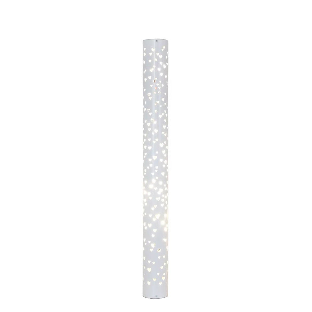 Column Floor Lamp with Cut Out Design for Ambient Lighting