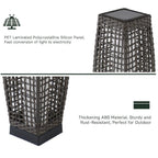 Column Floor Lamp with Cut Out Pattern
