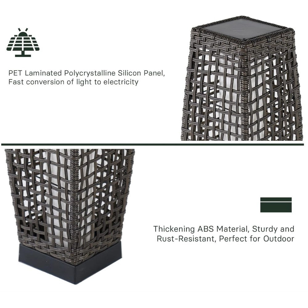 Column Floor Lamp with Cut Out Pattern