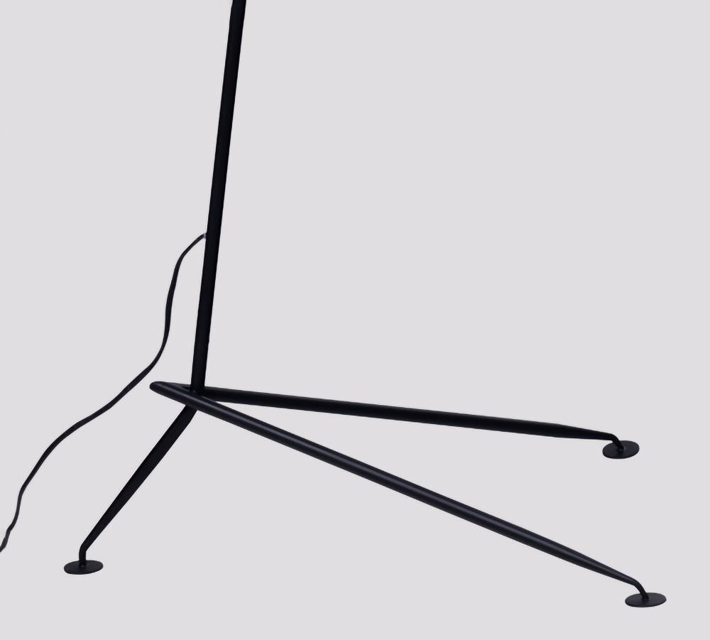 Adjustable Arm Floor Lamp with Mid-Century Modern Design