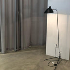 Adjustable Arm Floor Lamp with Mid-Century Modern Design