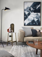 Adjustable Arm Floor Lamp with Mid-Century Modern Design