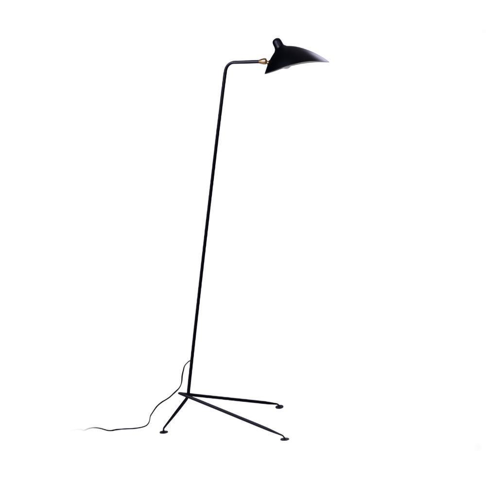 Adjustable Arm Floor Lamp with Mid-Century Modern Design