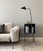 Adjustable Arm Floor Lamp with Mid-Century Modern Design