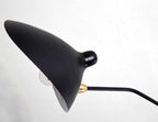 Adjustable Arm Floor Lamp with Mid-Century Modern Design