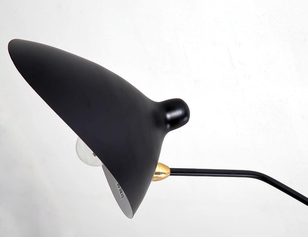 Adjustable Arm Floor Lamp with Mid-Century Modern Design