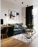 Adjustable Arm Floor Lamp with Mid-Century Modern Design