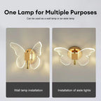 Butterfly LED Wall Light with Acrylic Wings