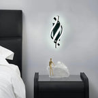 Modern Twisted LED Wall Sconce with Gold Finish